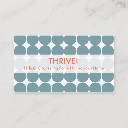 Blauwe stip Visitekaartjes (Voorkant)