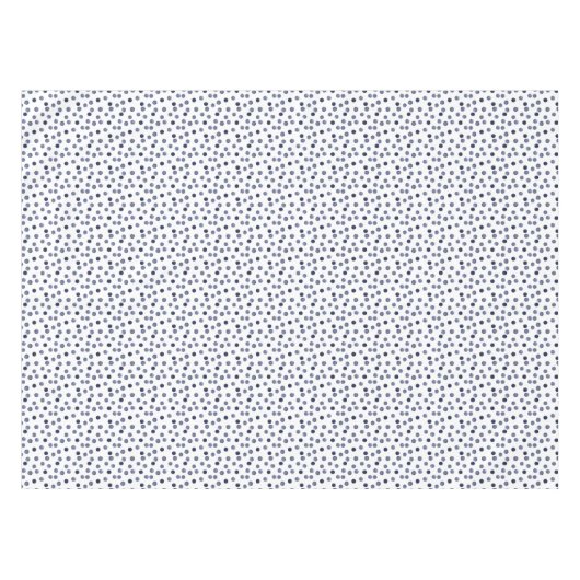 Blauwe stip. waterverf tafelkleed (Voorkant (Horizontaal))