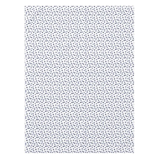 Blauwe stip. waterverf tafelkleed (Voorkant)