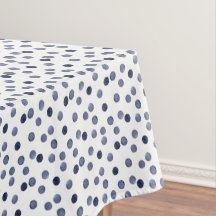 Blauwe stip. waterverf