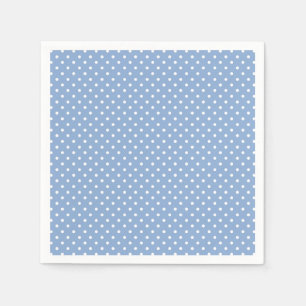 Blauwe Stippen Baby Shower Servet