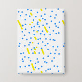 Blauwe Stippen Button (Voorkant)