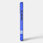 Blauwe Stippen Case-Mate iPhone Case (Achterkant / Links)