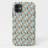 Blauwe Stippen Case-Mate iPhone Case (Achterkant)