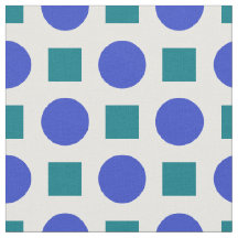 Blauwe stippen en groene vierkanten