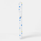 Blauwe Stippen iPhone Hoesje (Linkerkant)