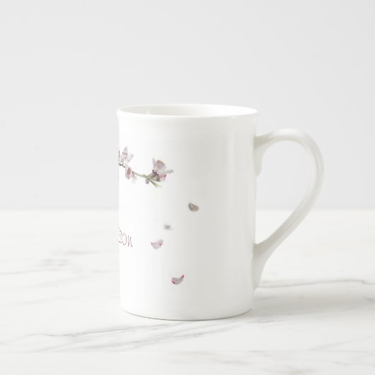  blauwe stippen porselein kop (Rechts)