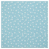 Blauwe Stippen Stof (Swatch)