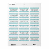 Blauwe Stippen Textuur Label (Full Sheet)