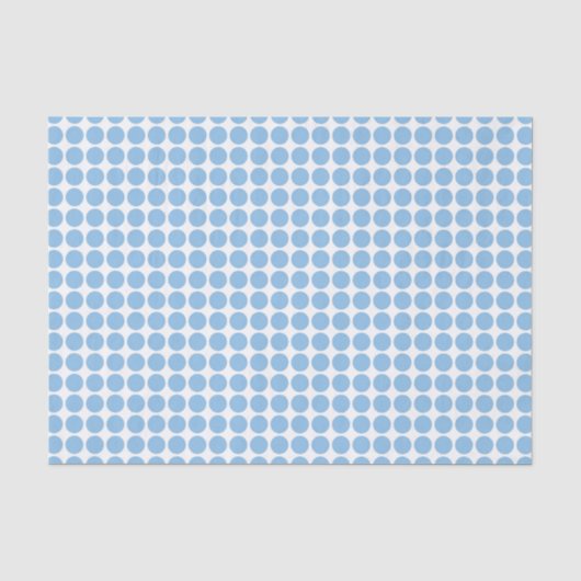 Blauwe Stippen Tissuepapier (Voorkant)