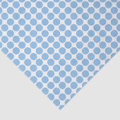 Blauwe Stippen Tissuepapier (Detail)