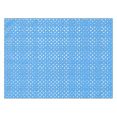 Blauwe Stippenprint Tafelkleed (Voorkant (Horizontaal))