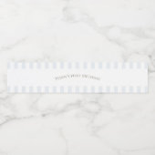 Blauwe Stomme Gans Waterfles Label Waterfles Etiket (Enkel label)