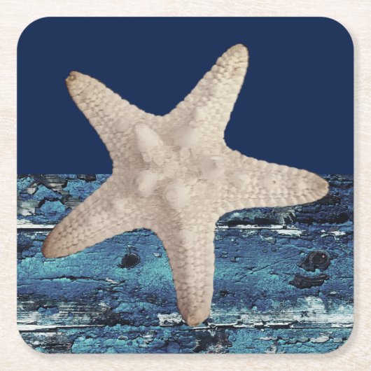 Blauwe strand Onderzetters van de zeemacht (Voorkant)
