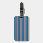 Blauwe streep bagagelabel (Voorkant verticaal)