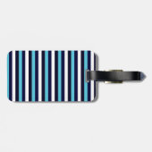 Blauwe streep bagagelabel (Achterkant horizontaal)