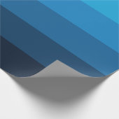 Blauwe streep cadeaupapier (Hoek)