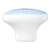 Blauwe streep keramische knop (Zijkant)