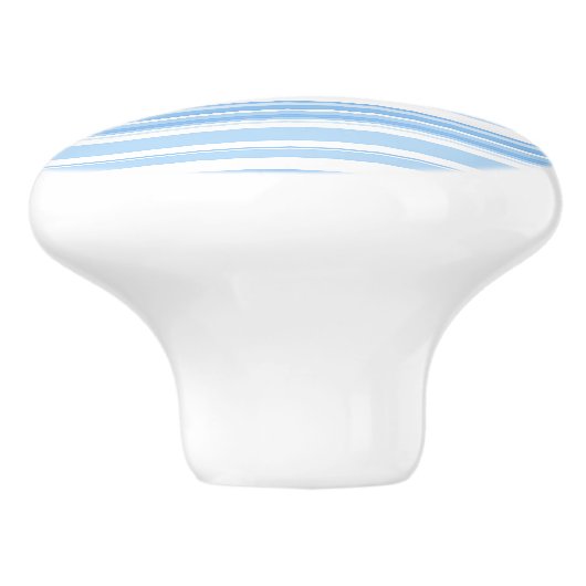 Blauwe streep keramische knop (Zijkant)