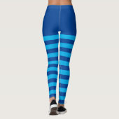 Blauwe streep leggings (Achterkant)