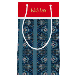 Blauwe Streep Liefde Geschenktas van Dichteres Adi Klein Cadeauzakje