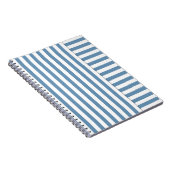 blauwe streep notitieboek (Rechterzijde)