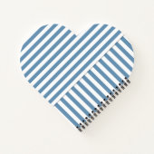 blauwe streep notitieboek (Achterkant)