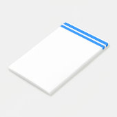 Blauwe Streep Notities Post-it® Notes (Schuin)