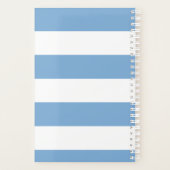 Blauwe streep planner (Achterkant)
