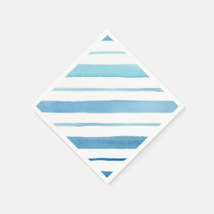 Blauwe streep servet