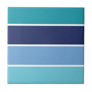 Blauwe streep tegeltje
