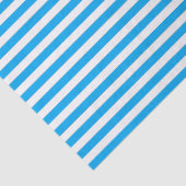 Blauwe streep tissuepapier (Detail)