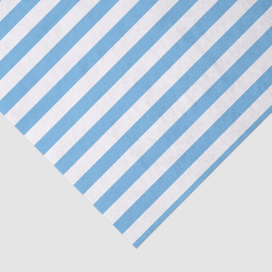 Blauwe streep tissuepapier (Detail)