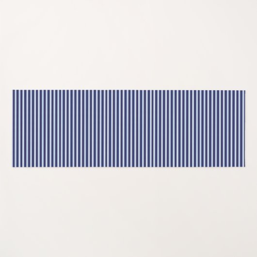 blauwe streep yogamat (Voorkant (horizontaal))