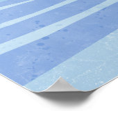 Blauwe streets poster (Hoek)