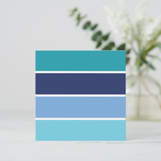 Blauwe strepen (Staand voorkant)