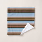  blauwe strepen bad handdoek (Wasdoekje)