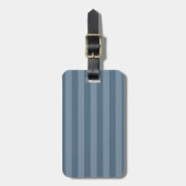 Blauwe strepen bagagelabel (Voorkant verticaal)