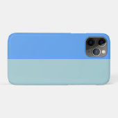 Blauwe strepen Case-Mate iPhone case (Achterkant (horizontaal))