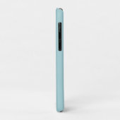 Blauwe strepen Case-Mate iPhone case (Achterkant/links)