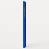 Blauwe strepen  Case-Mate iPhone case (Achterkant/links)