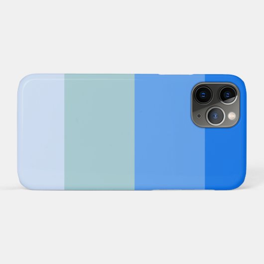 Blauwe strepen Case-Mate iPhone case (Achterkant (horizontaal))