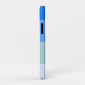 Blauwe strepen Case-Mate iPhone case (Achterkant/rechts)