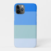Blauwe strepen Case-Mate iPhone case (Achterkant)