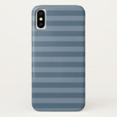 Blauwe strepen Case-Mate iPhone case (Achterkant)