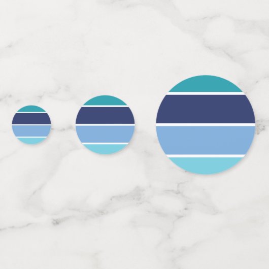 Blauwe strepen confetti (Achterkanten)