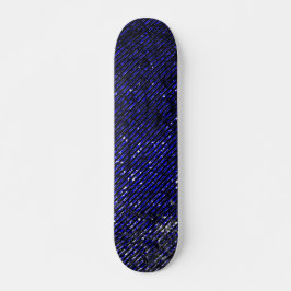 Blauwe strepen die uw kleuren afpellen persoonlijk skateboard