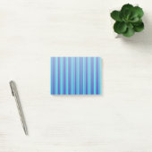 Blauwe strepen en snoep van turkooizen post-it® notes (Kantoor)
