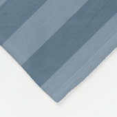 Blauwe strepen fleece deken (Hoek)