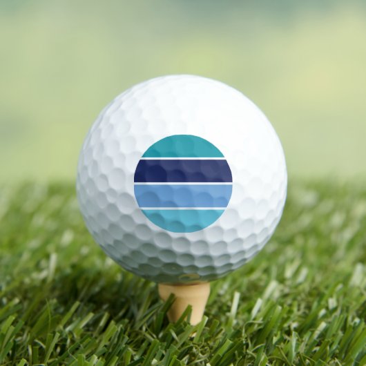 Blauwe strepen golfballen (Insitu Shirt)